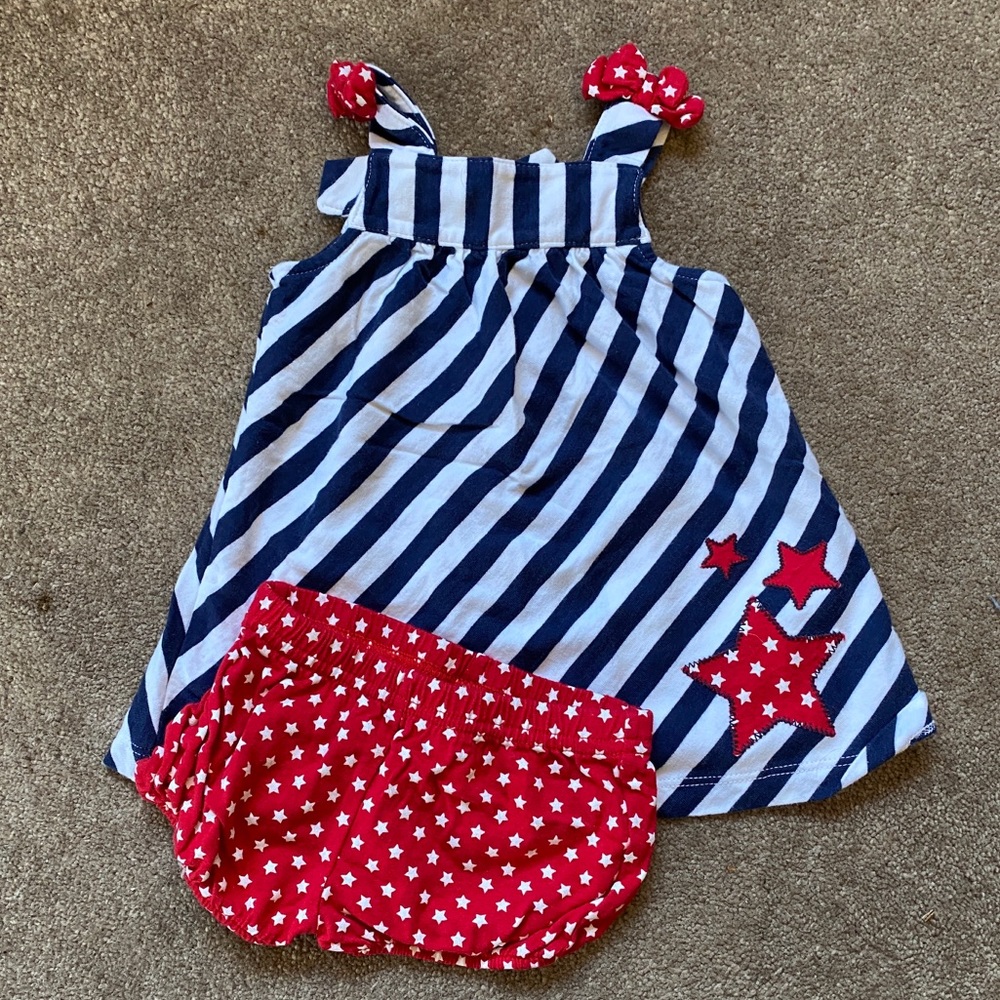 4th of July 2 piece outfit